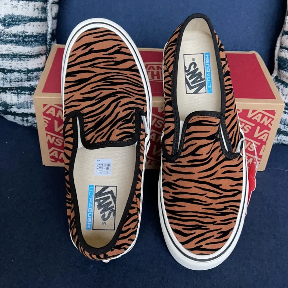 Vans Slip-On Sf Animal Stripes Black Marshmallow WMNS - Picture 15 of 16